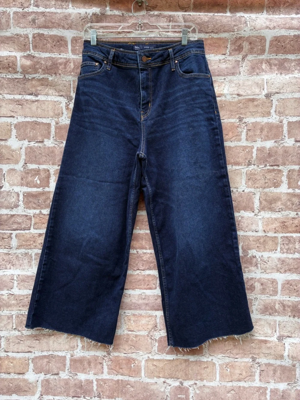 Boden Dark Blue Wide Leg Jeans